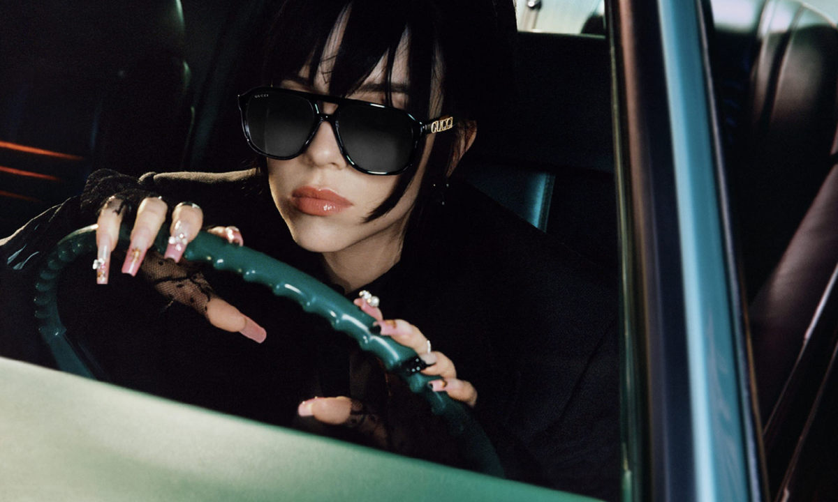 由 Billie Eilish 演绎，GUCCI 发布最新眼镜系列广告