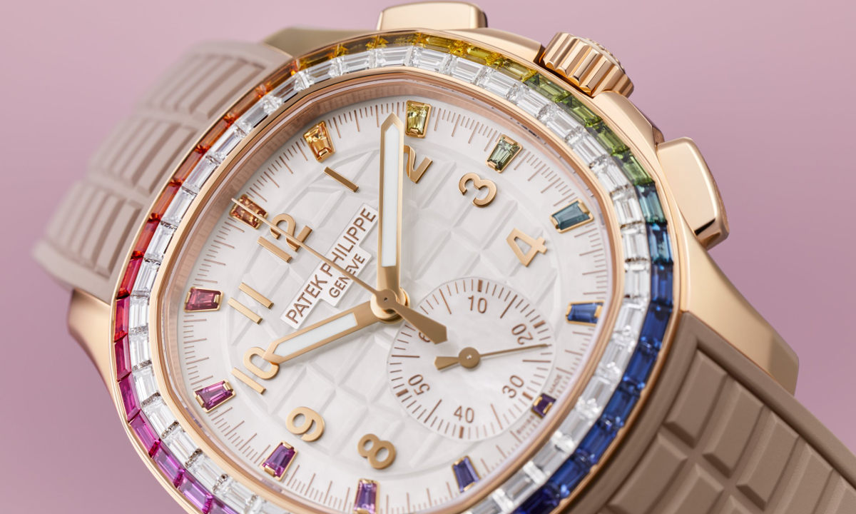 Patek Philippe 推出全新 Aquanaut Luce「彩虹」计时腕表