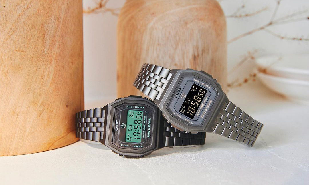 Rag & Bone x CASIO 合作表款亮相
