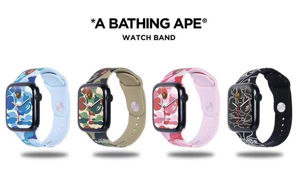 A BATHING APE︎® 释出全新 Apple Watch 表带系列