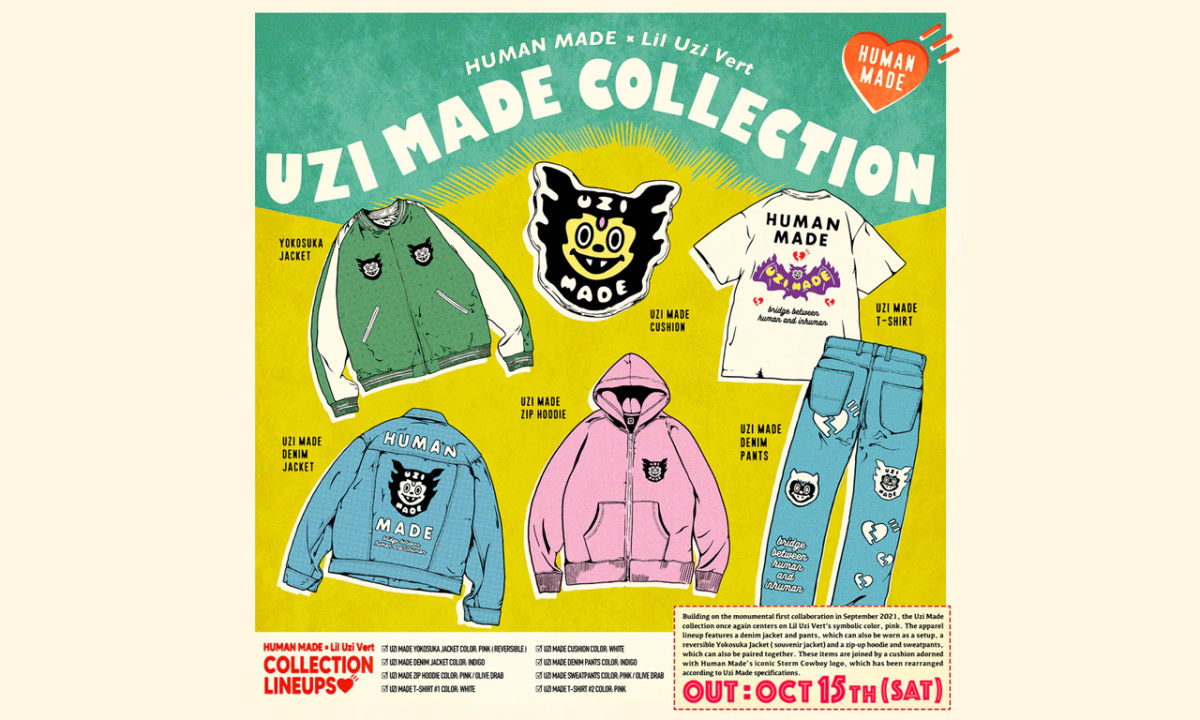 HUMAN MADE x Lil Uzi Vert「UZI MADE」2.0 系列来袭