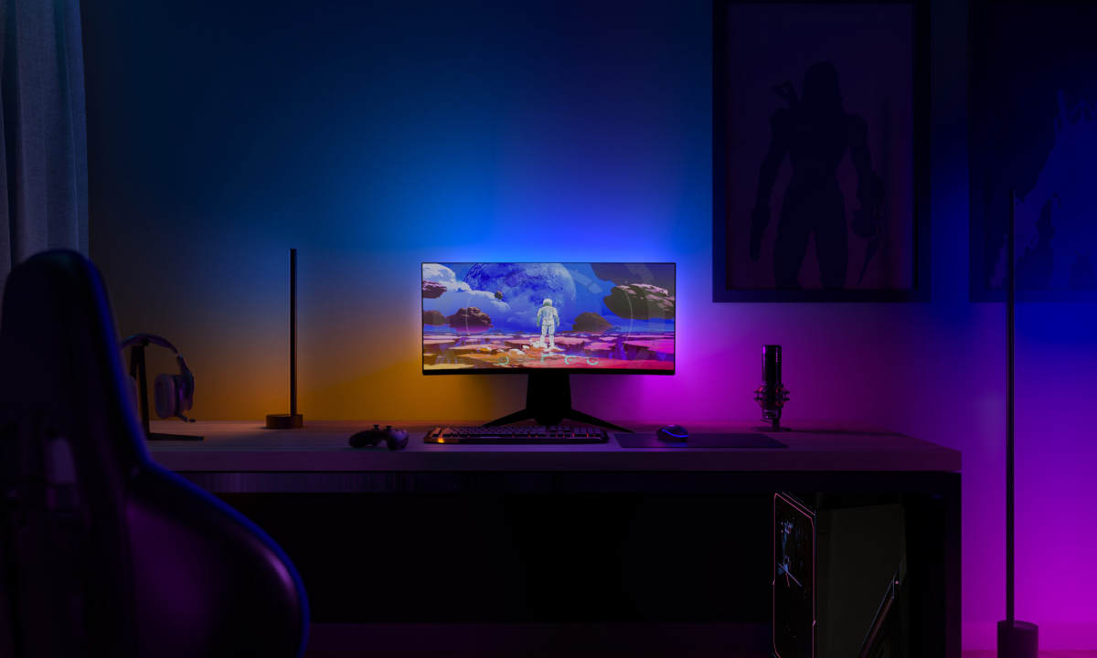 营造全景光视听盛宴，飞利浦 Hue 系列携渐变灯具新品与合作伙伴