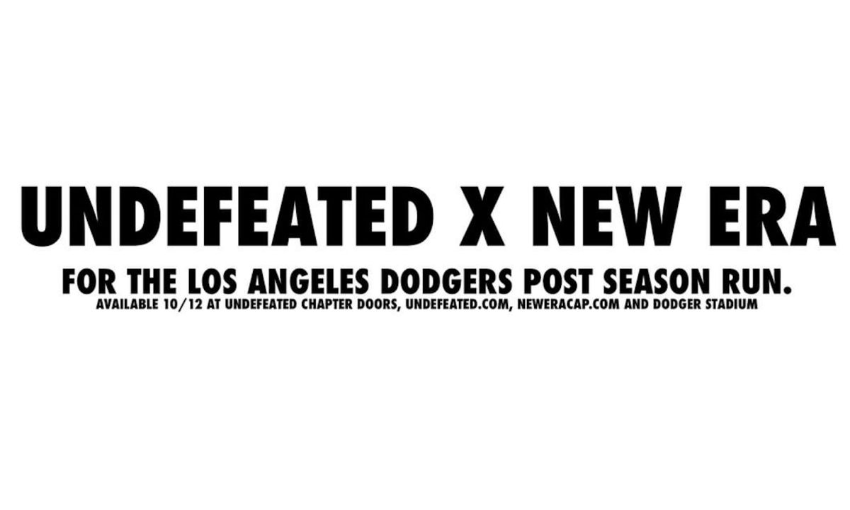 UNDEFEATED x New Era 联名系列即将上线