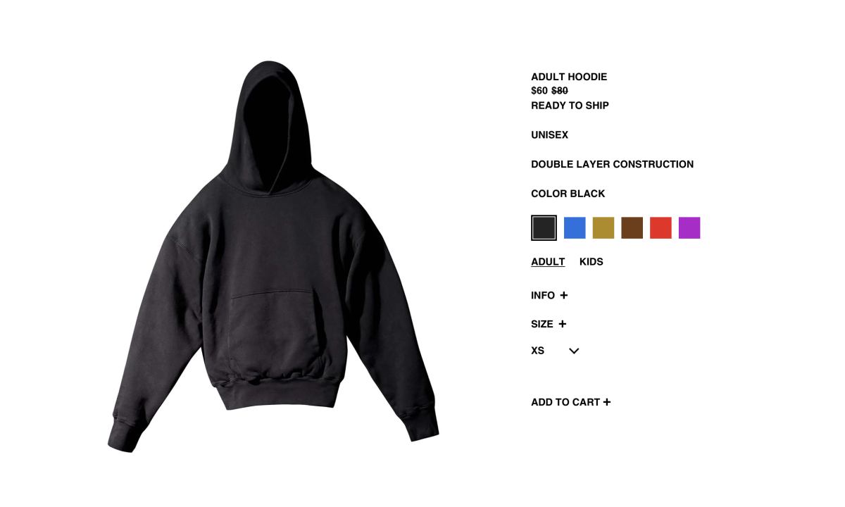 YEEZY GAP PERFECT HOODIE 系列降价上架官网发售