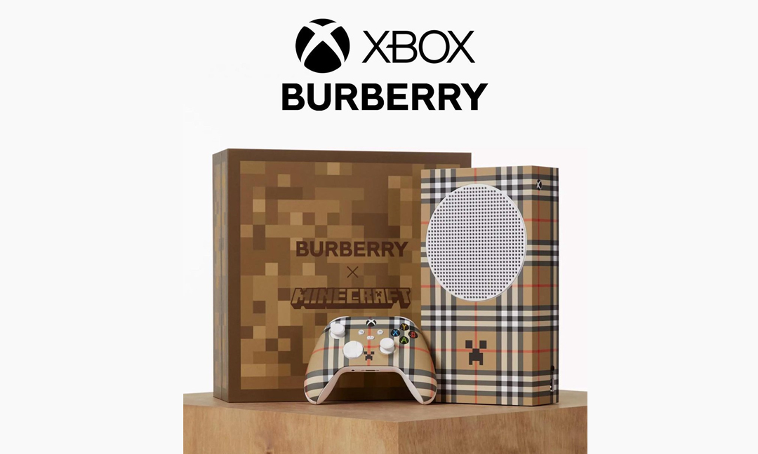 Xbox x BURBERRY x Minecraft 游戏主机曝光
