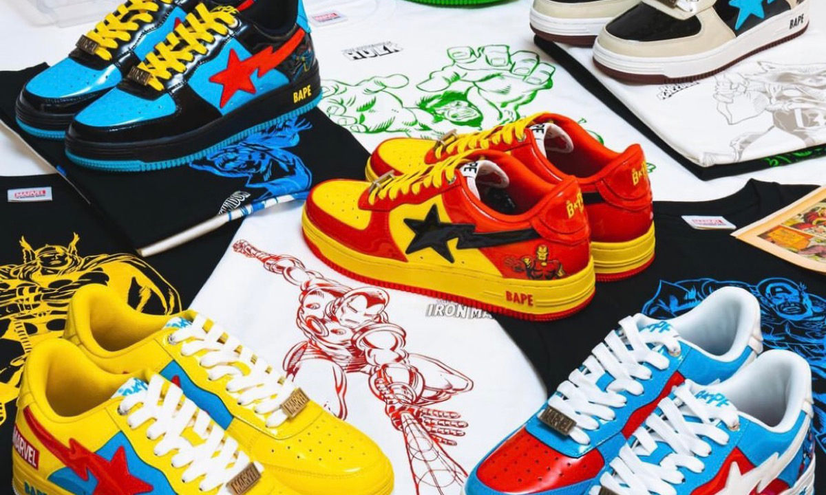 Marvel x A BATHING APE︎® 完整系列发布
