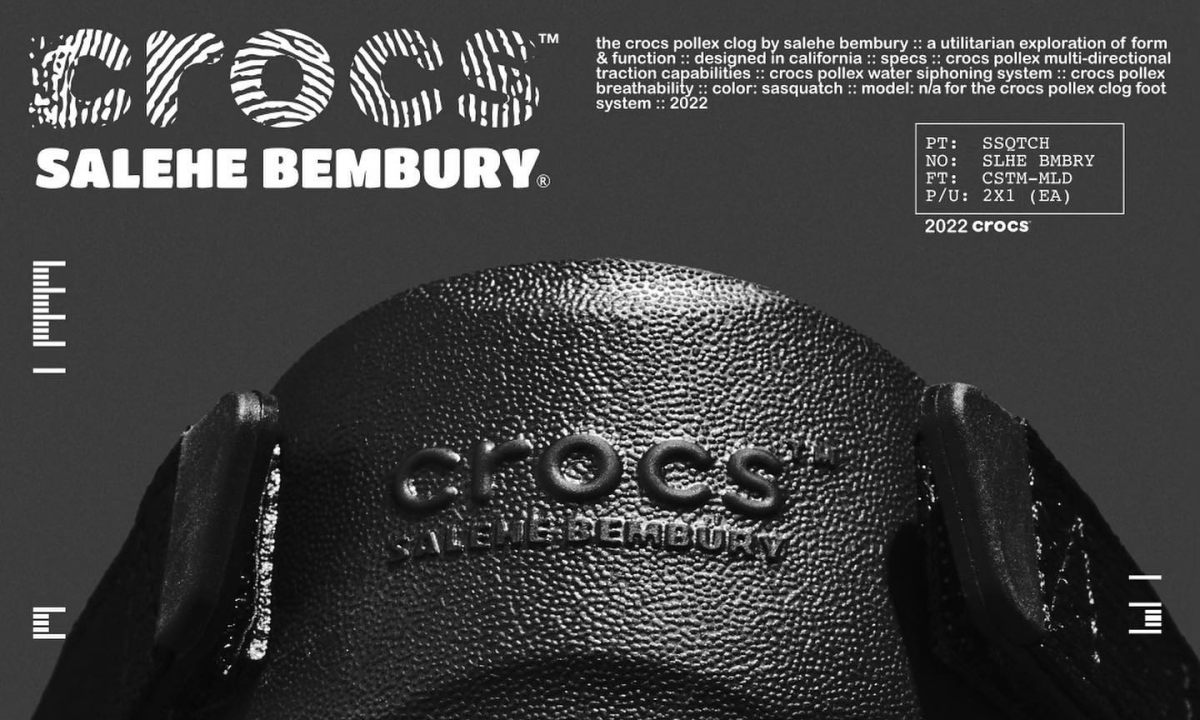 Salehe Bembury x Crocs Pollex Clog 新色来袭