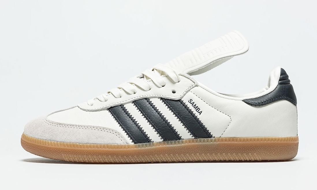 加长鞋舌版本，Pharrell Williams x adidas Samba「Humanrace」高清实拍
