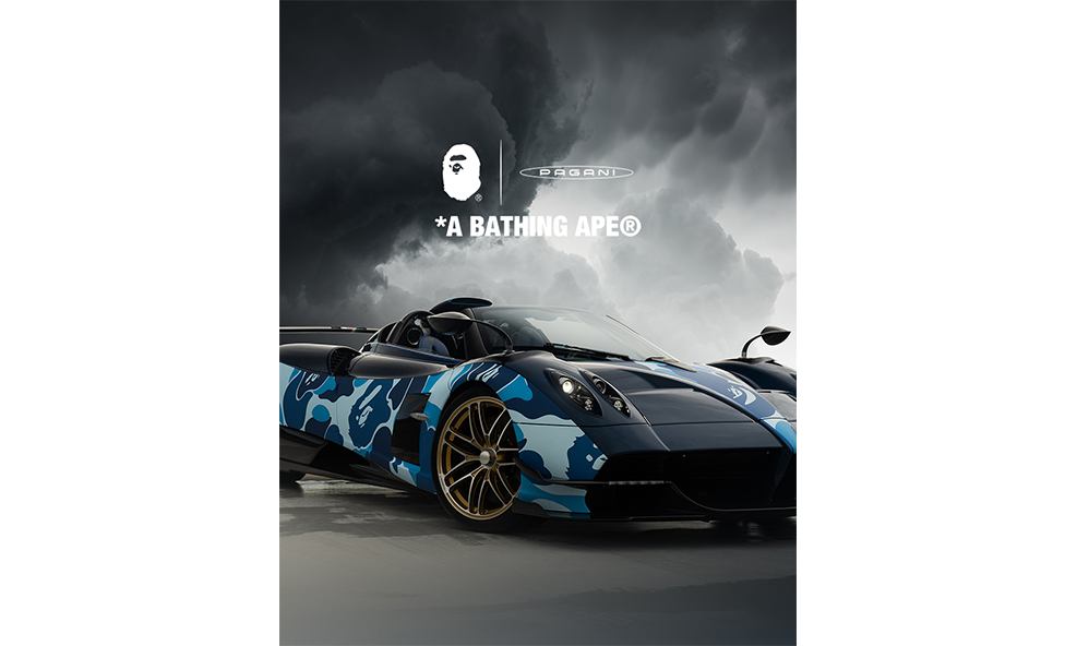 A BATHING APE︎® x Pagani Huayra Roadster BC 合作车型亮相