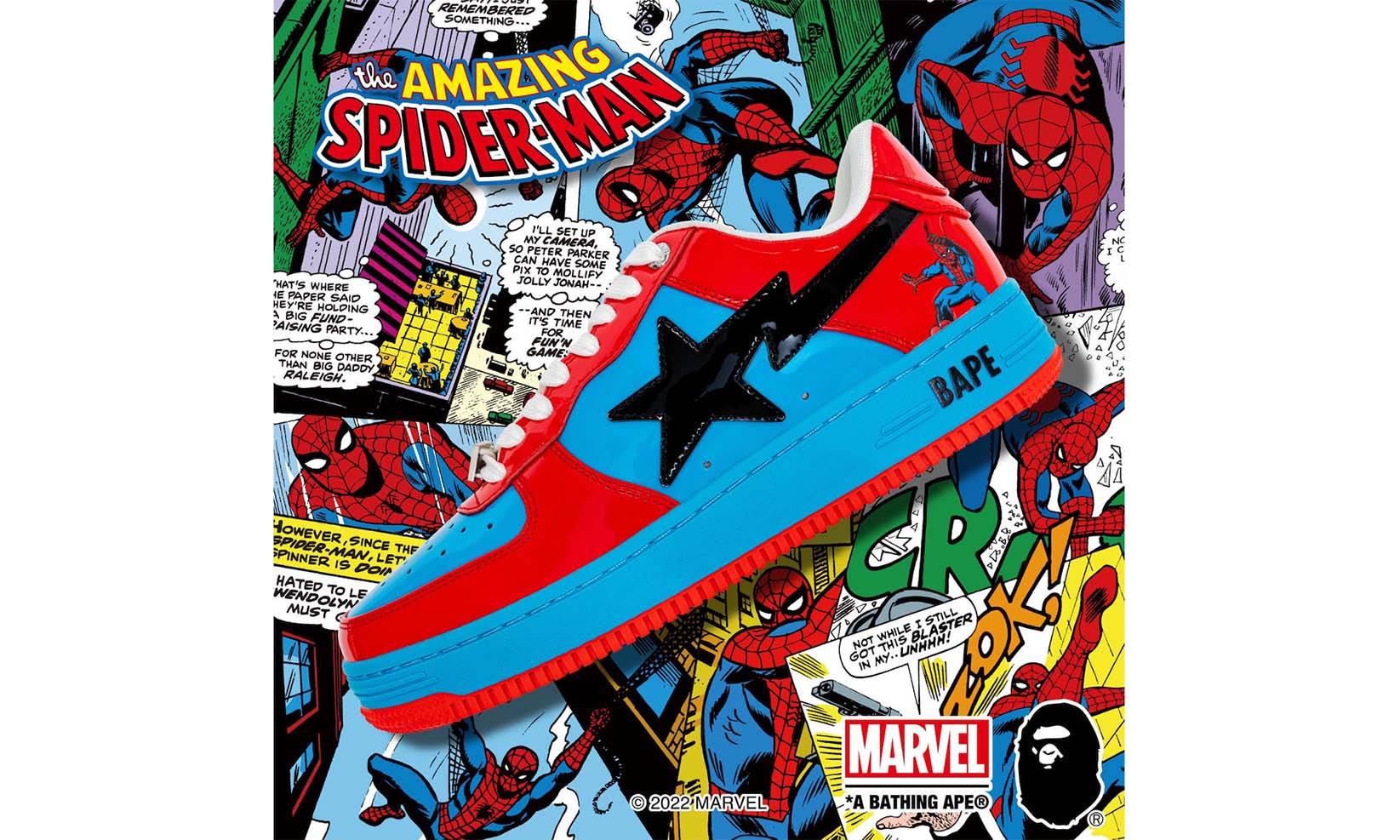 Marvel x A BATHING APE︎® 更多合作鞋款下周发布