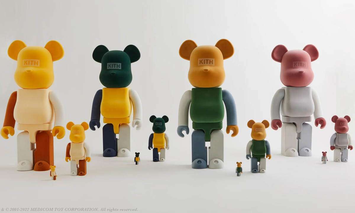 KITH for MEDICOM TOY 特别版 BE@RBRICK 开启抽选