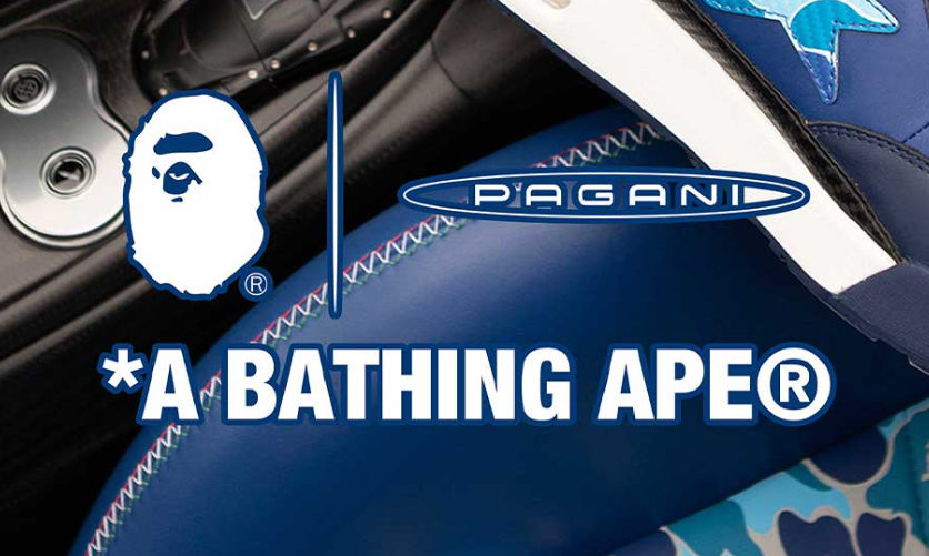 A BATHING APE︎® x Pagani Huayra Roadster BC 服饰胶囊系列登场
