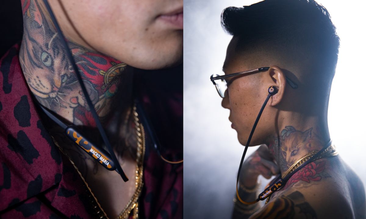 自然狂野风，WACKO MARIA x Beats Flex 联名耳机释出