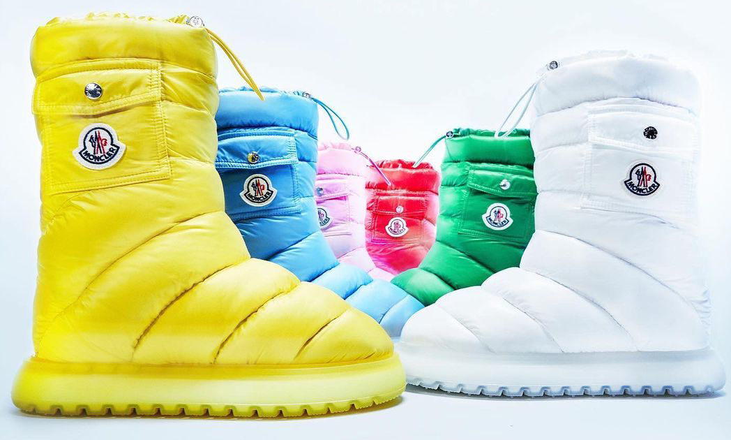 Moncler 全新冬季靴款 Gaia Pocket Mid 炫彩亮相