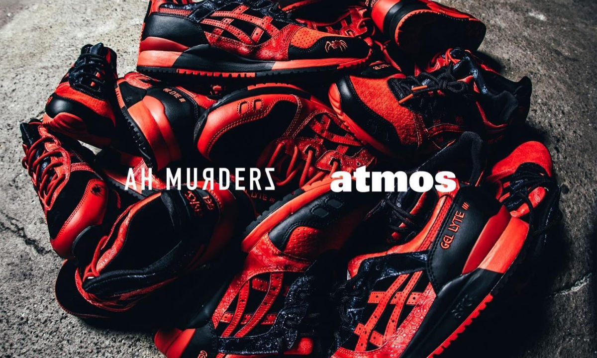 atmos x AH MURDERZ x ASICS 三方联乘鞋款来袭