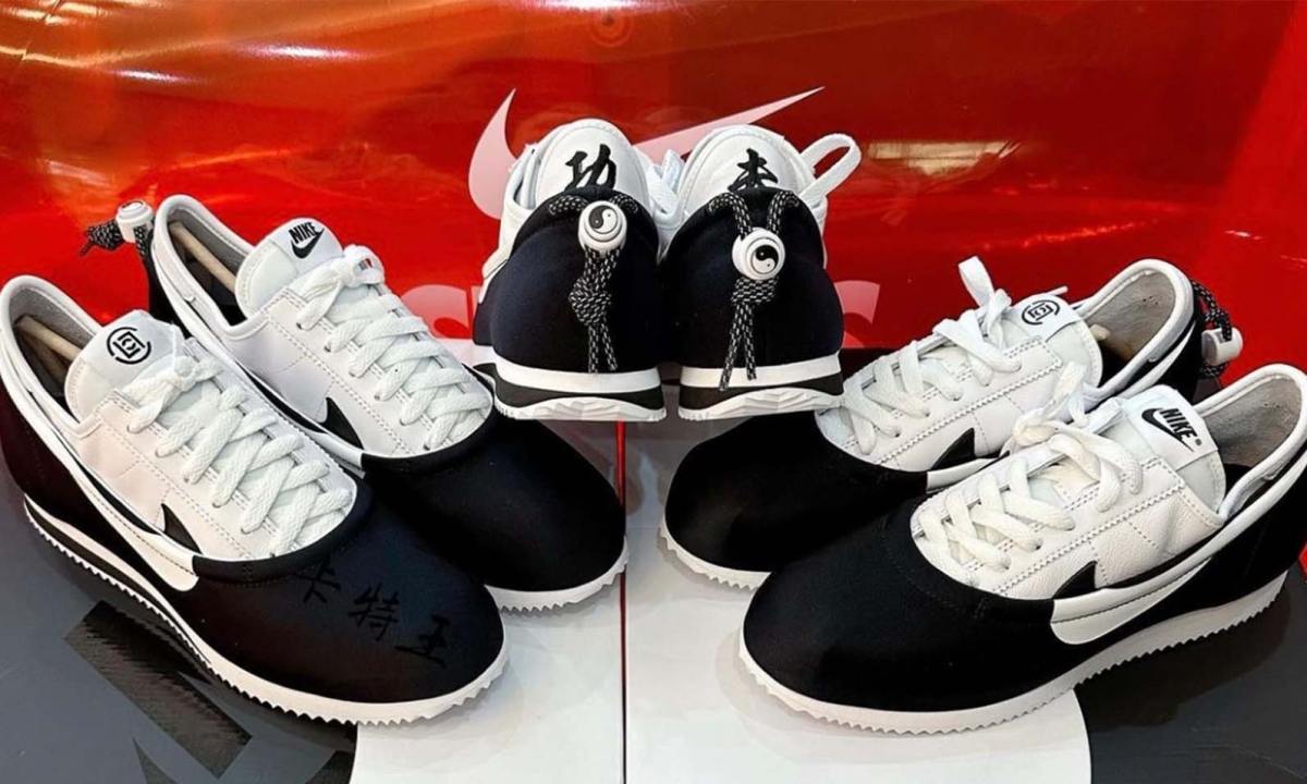 阴阳之道，CLOT x Nike Cortez    黑白配色曝光