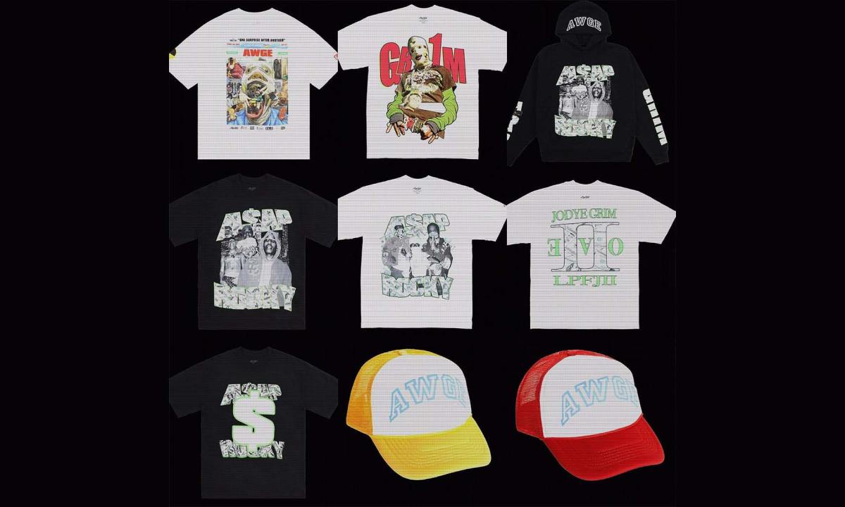 A$AP Rocky 最新周边服饰登陆 AWGE.com