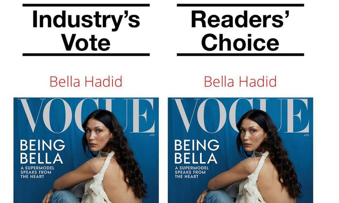 Bella Hadid 获得年度模特奖