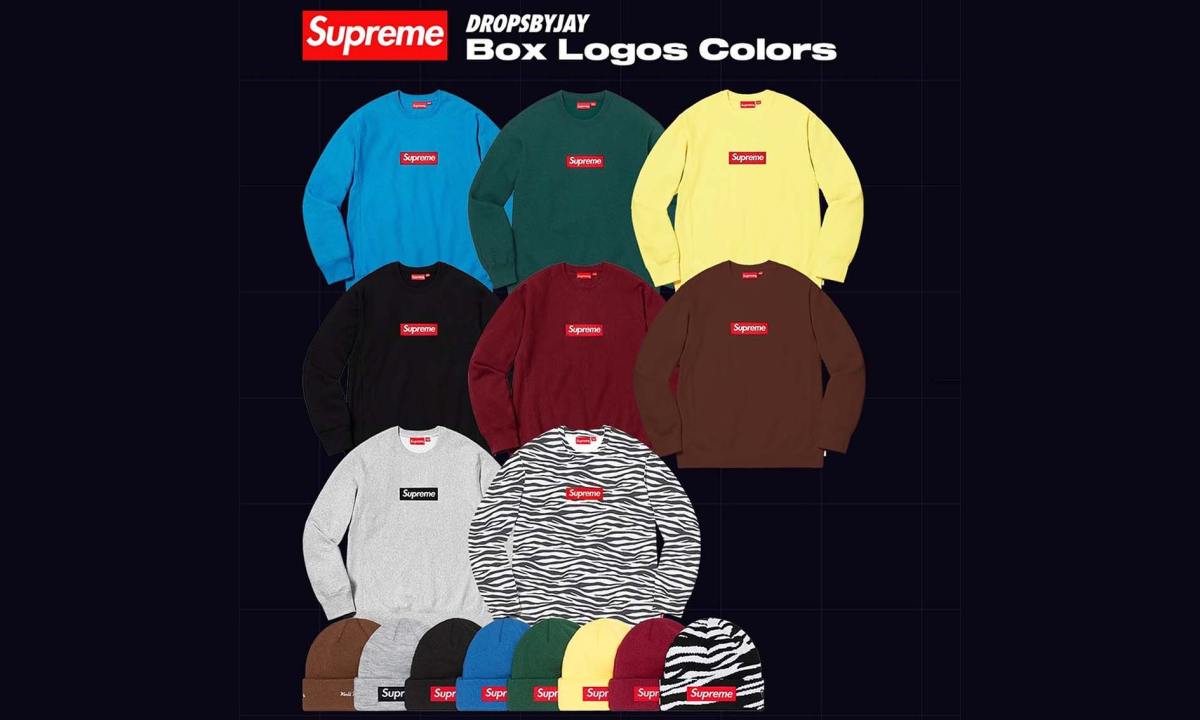 BOGO 大军来袭？Supreme 本季 week15 发售 Box Logo 产品一览