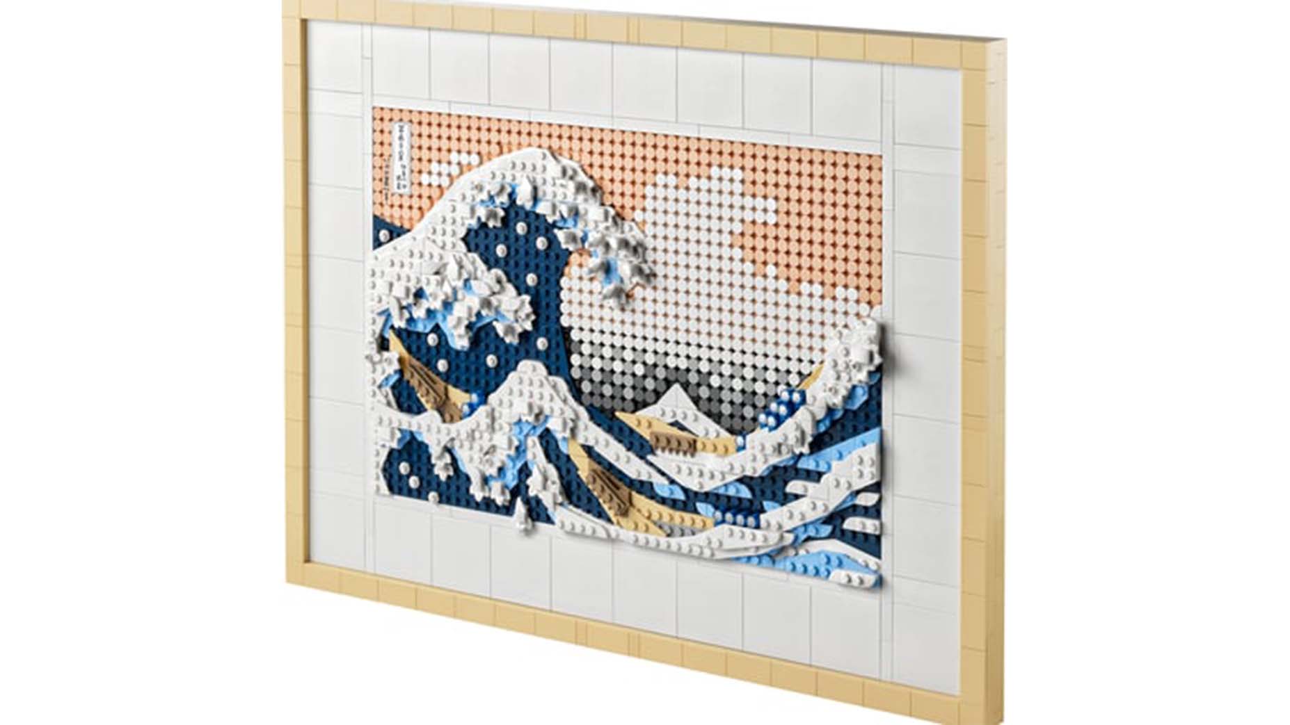 LEGO®《富岳三十六景：神奈川冲浪里》积木画明年发售