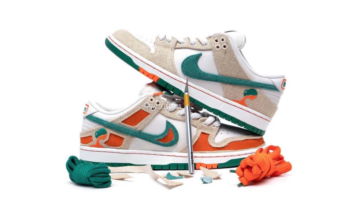 果汁灌满，Jarritos x Nike SB Dunk Low 采用「刮刮乐」设计