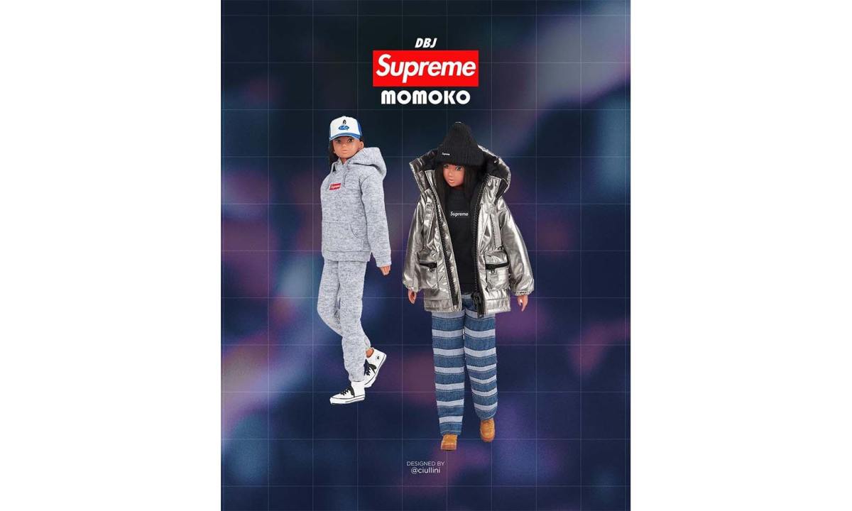 穿 BOGO 从玩偶抓起，Supreme x Momoko 合作玩偶本周亮相