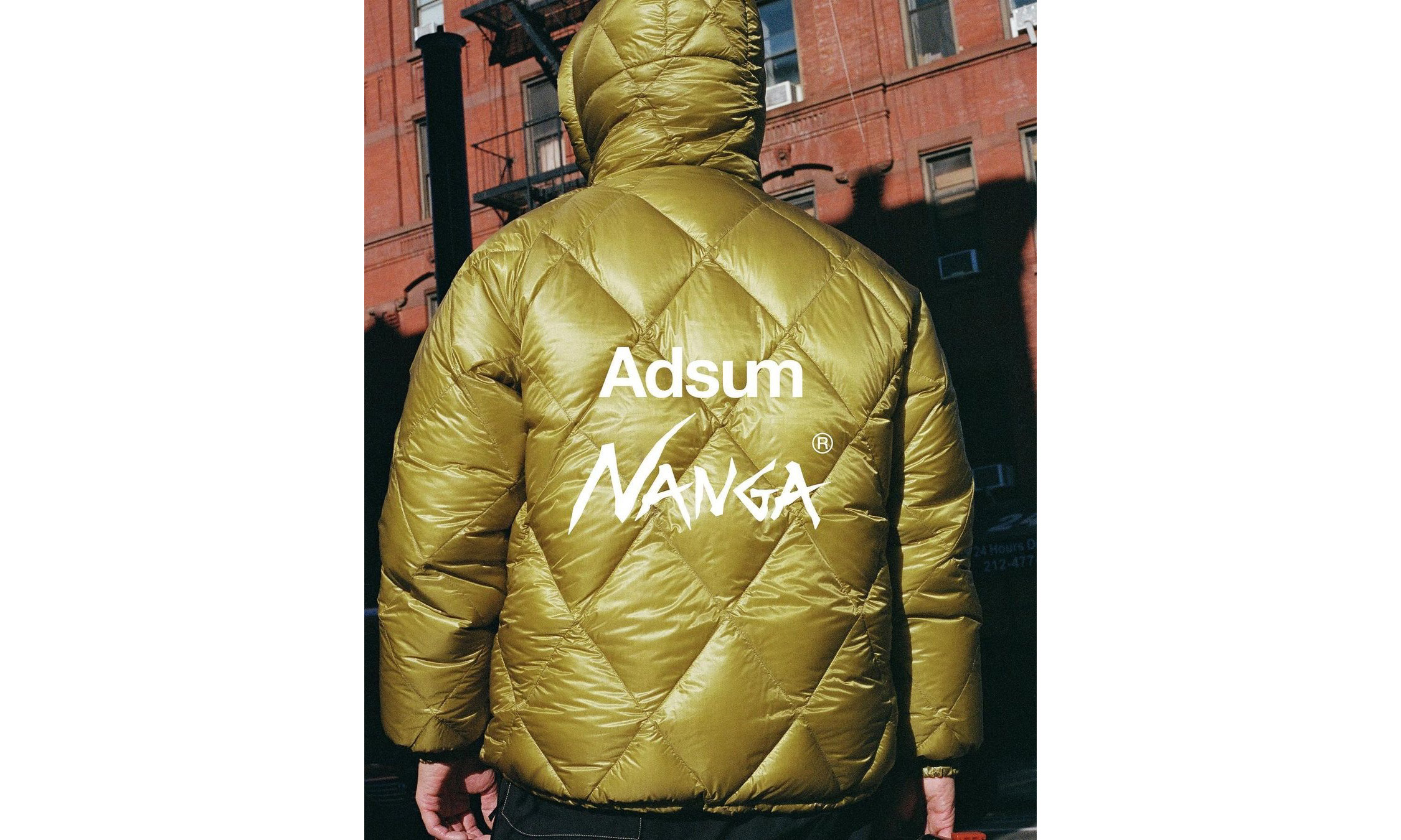 Adsum x NANGA 联名羽绒系列即将发售