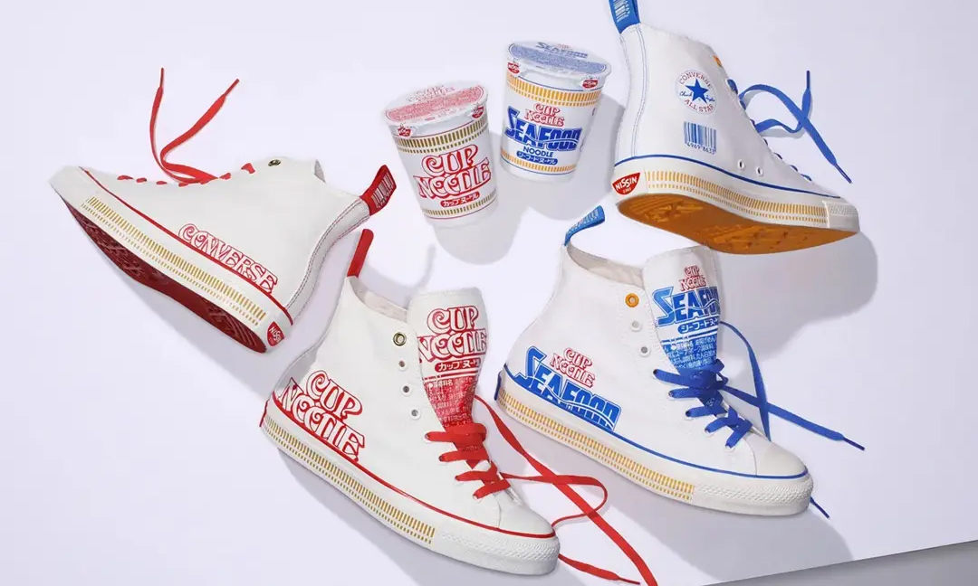 CONVERSE x 日清食品合作鞋款登场