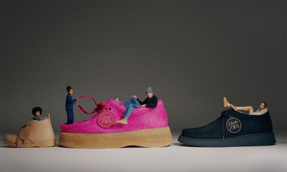 ZARA x Clarks 全新合作鞋款系列登场