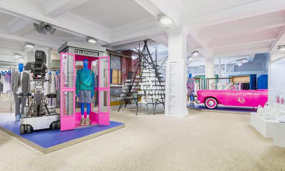 DIOR x ERL 胶囊系列于 Dover Street Market London 举办快闪店