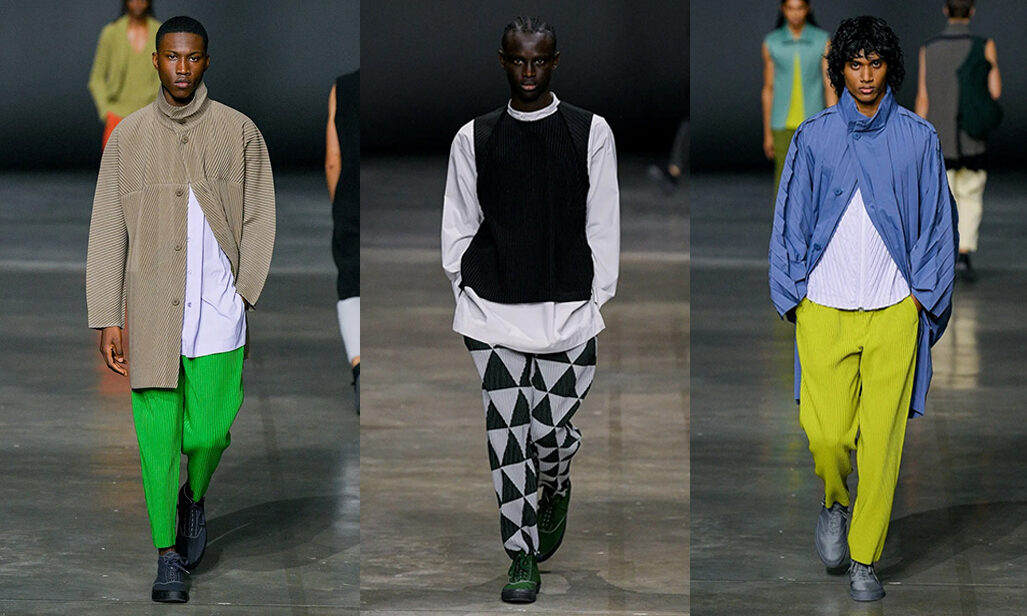 Homme Plissé Issey Miyake 2023 男装秋冬系列秀场发布