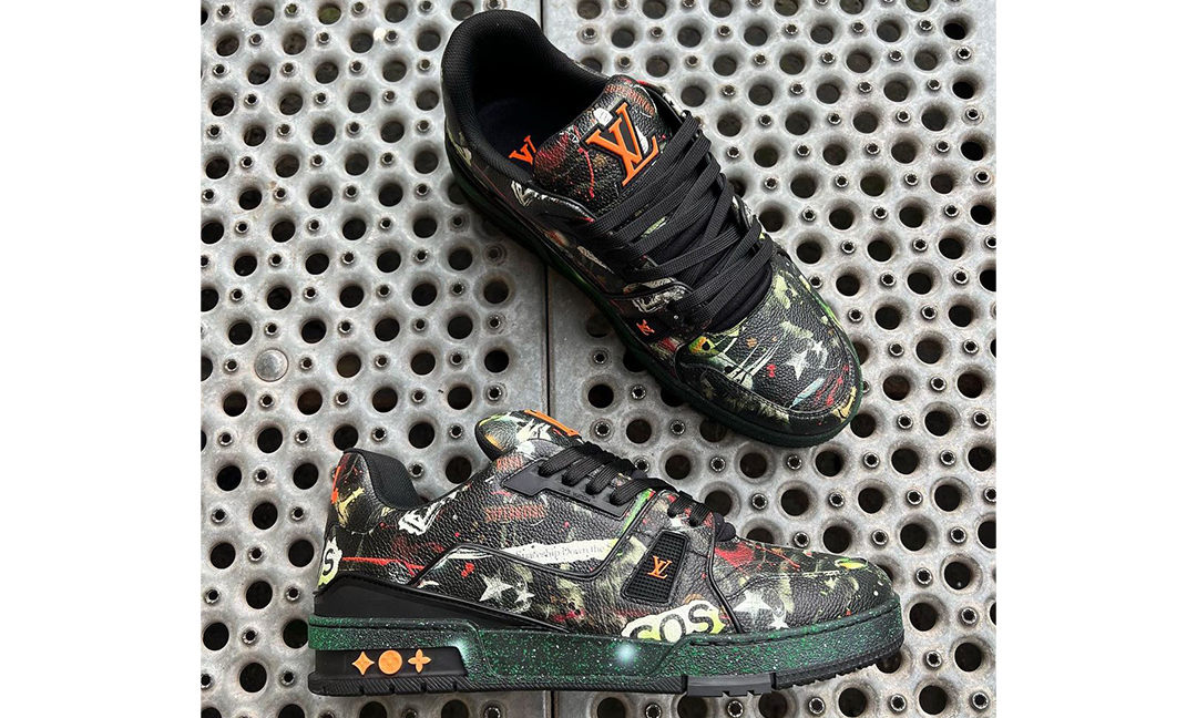 抢先预览 LOUIS VUITTON x Rammellzee 鞋款