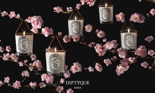 Diptyque 推出限定樱花香薰蜡烛「Fleur de Cerisier」