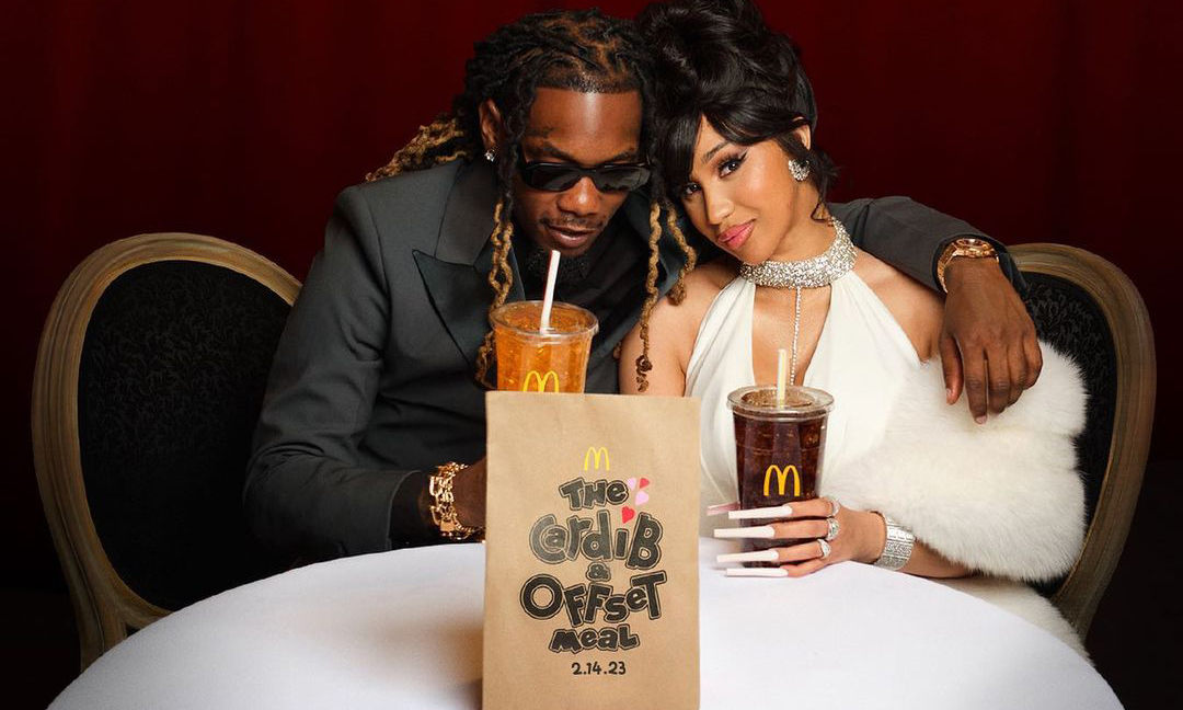Cardi B & Offset 麦当劳情侣套餐即将上线
