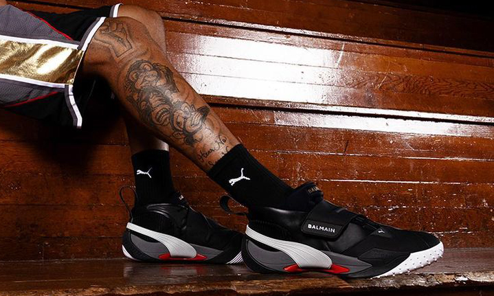 Balmain x PUMA 限定款联名篮球鞋发售在即