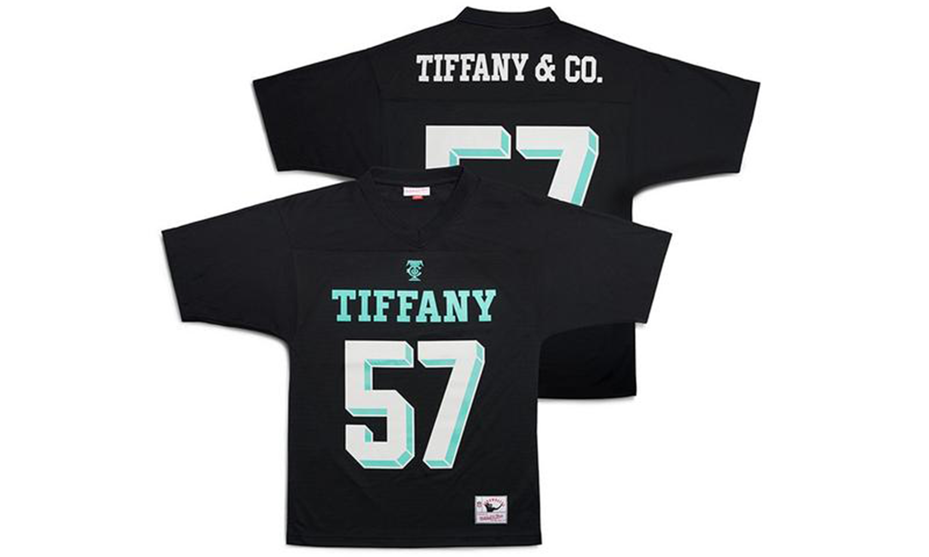 Tiffany & Co. x Mitchell & Ness 超级碗球衣登场