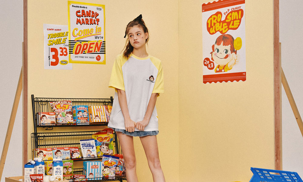 Trouble Smile 携手不二家 PEKO 推出「Candy Market」限定联名系列