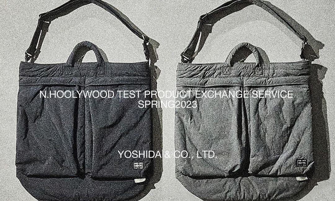 N.HOOLYWOOD TEST PRODUCT EXCHANGE SERVICE x PORTER 合作新包款即将发售