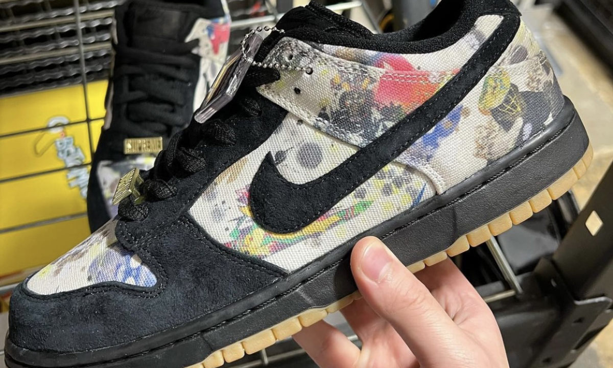 抢先预览 Supreme x Nike SB Dunk Low「RAMMELLZEE」