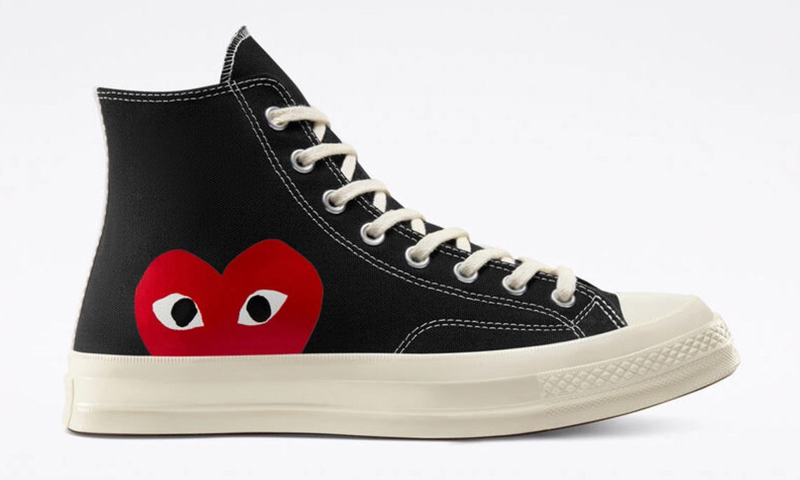 总共 22 款！CONVERSE 补货发售 CDG PLAY 联名系列鞋款