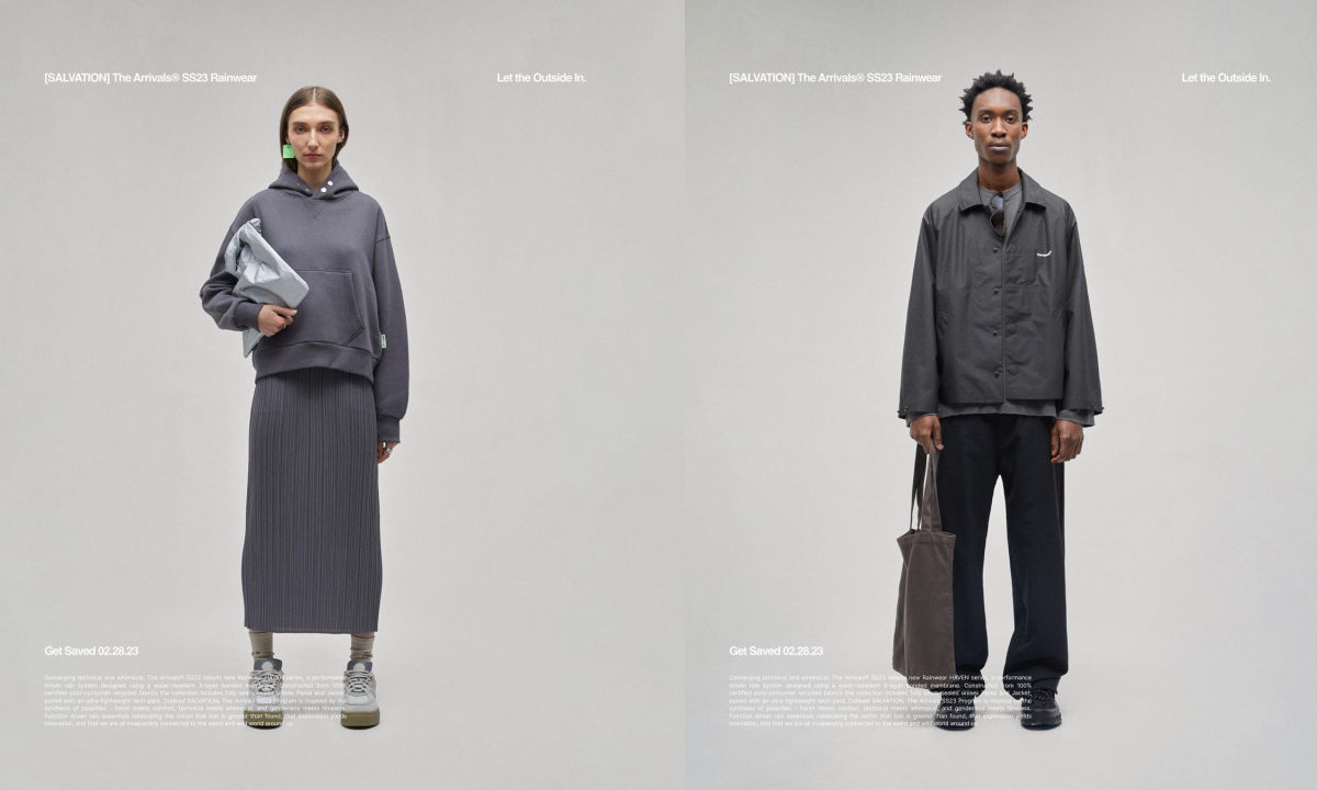 The Arrivals 2023 春夏推出 Rainwear HAVEN 系列