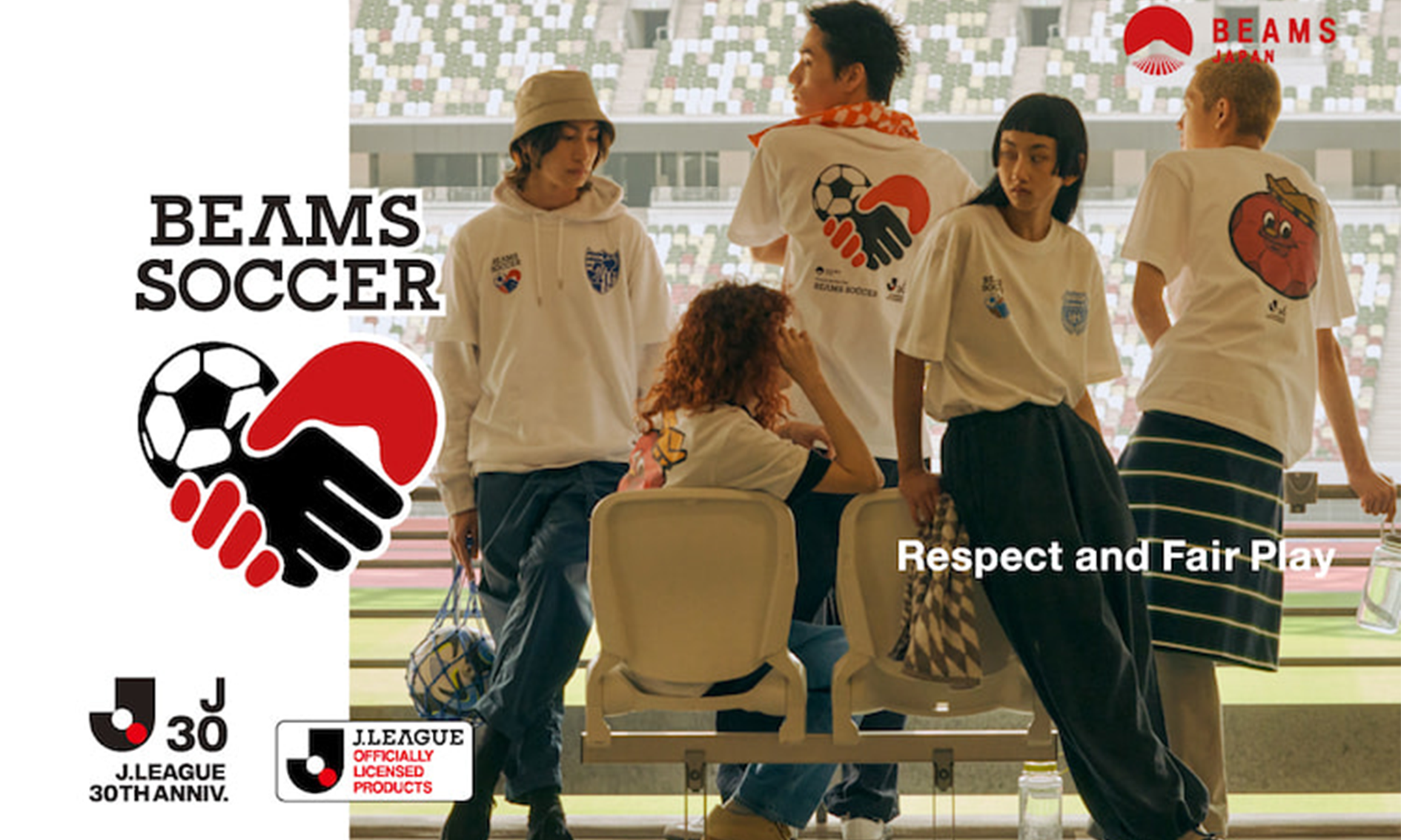 活跃日本足球文化，BEAMS SOCCER 发布球队合作 T 恤系列