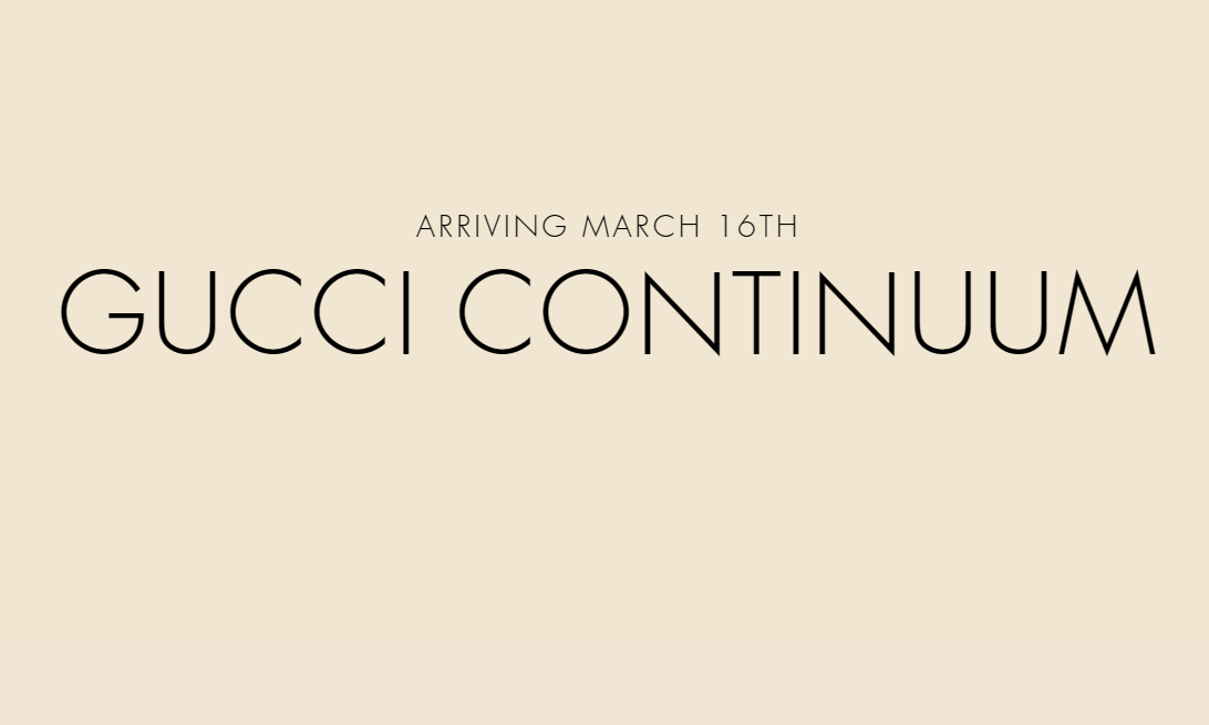过去与未来的对话，GUCCI Vault 即将发布新系列「GUCCI Continuum」