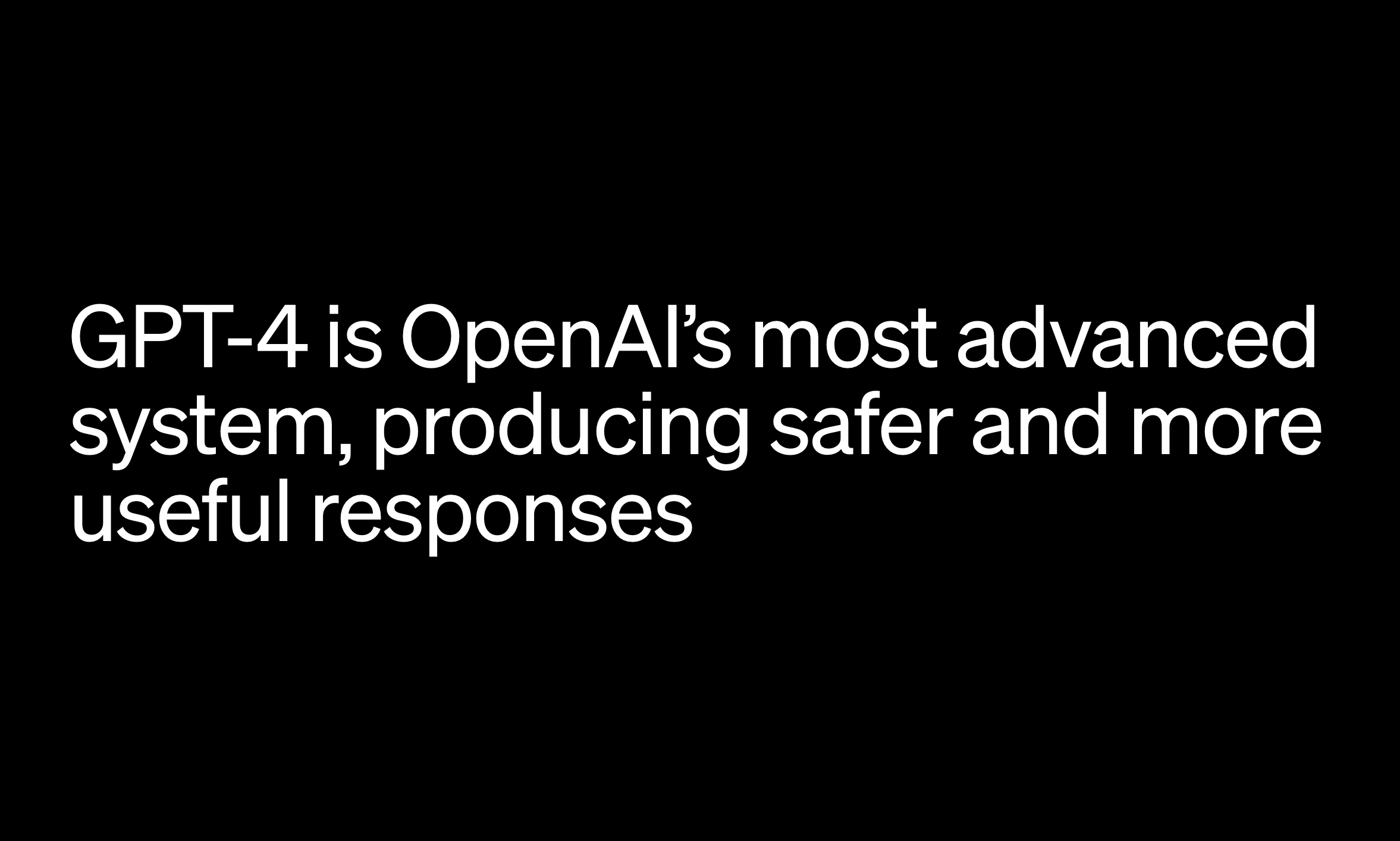 OpenAI 正式推出 GPT-4