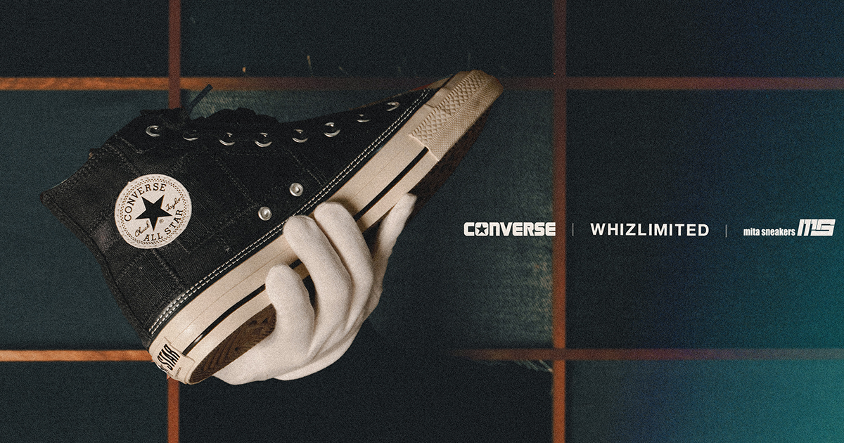 CONVERSE x WHIZ LIMITED x mita sneakers 三方合作ALL STAR 鞋款亮相