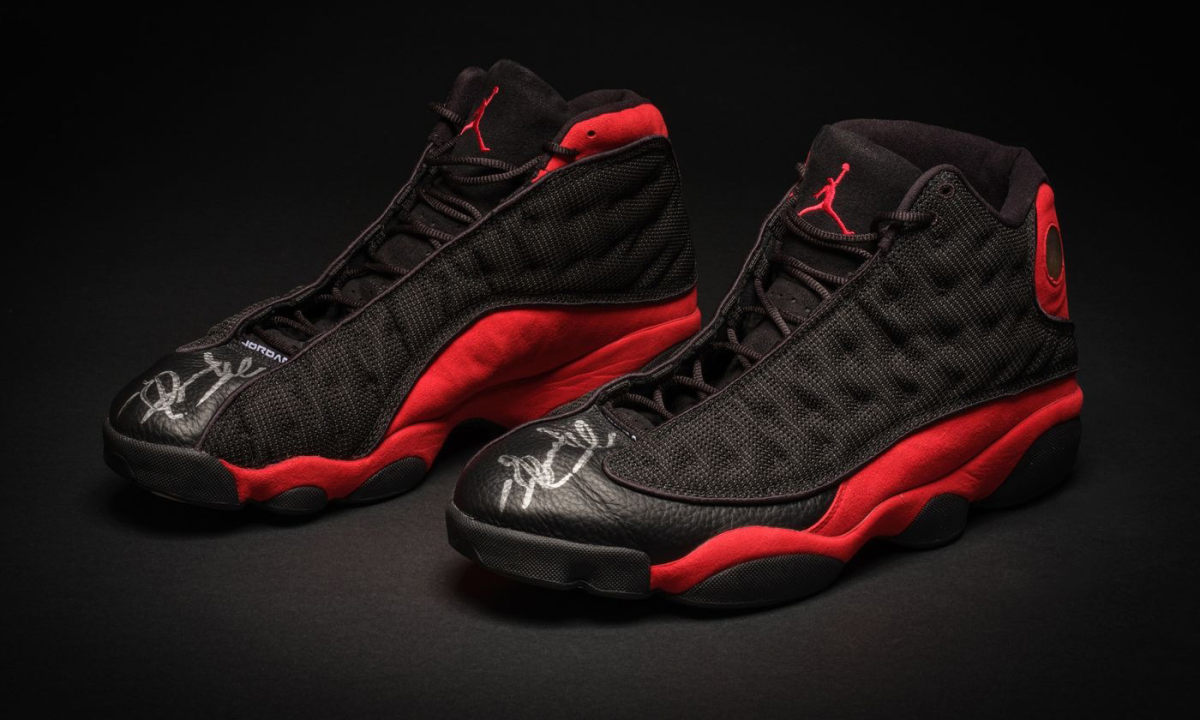 再创纪录!乔丹「最后一舞」Air Jordan XIII Bred PE 拍出 220 万美元天价
