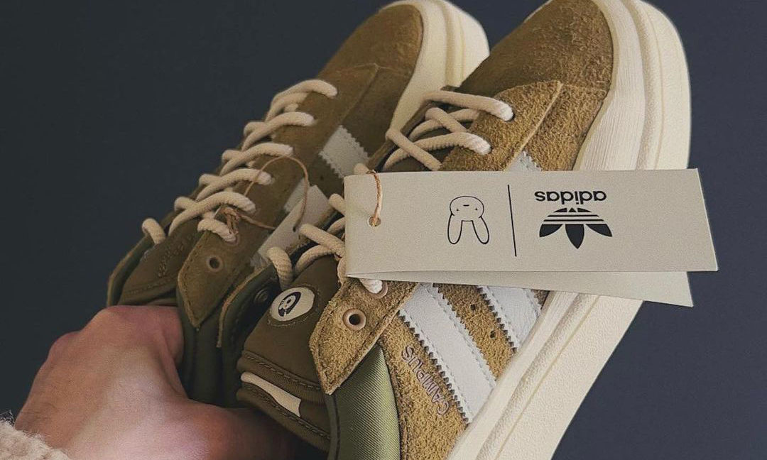 Bad Bunny x adidas Campus Light「Olive」新鞋款初赏