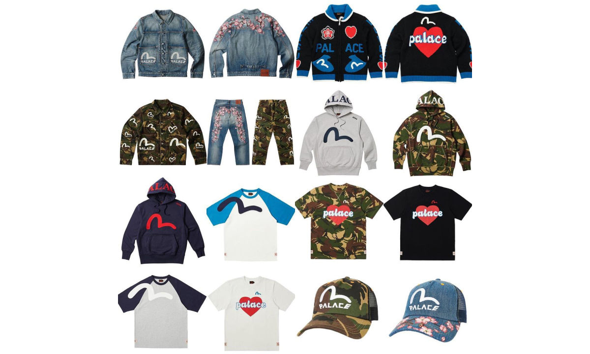 PALACE x EVISU 合作系列第三弹完整单品预览