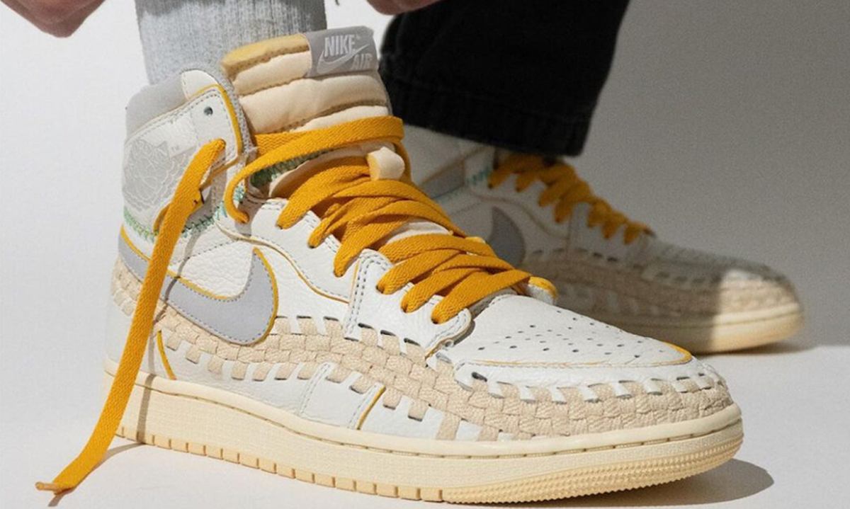 Union x Air Jordan I High OG「WOVEN」上脚图预览