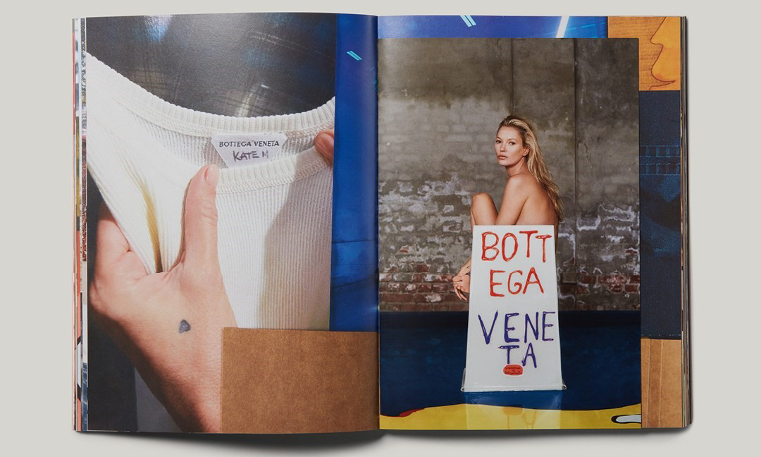 BOTTEGA VENETA 出版关于 Kate Moss 的粉丝杂志